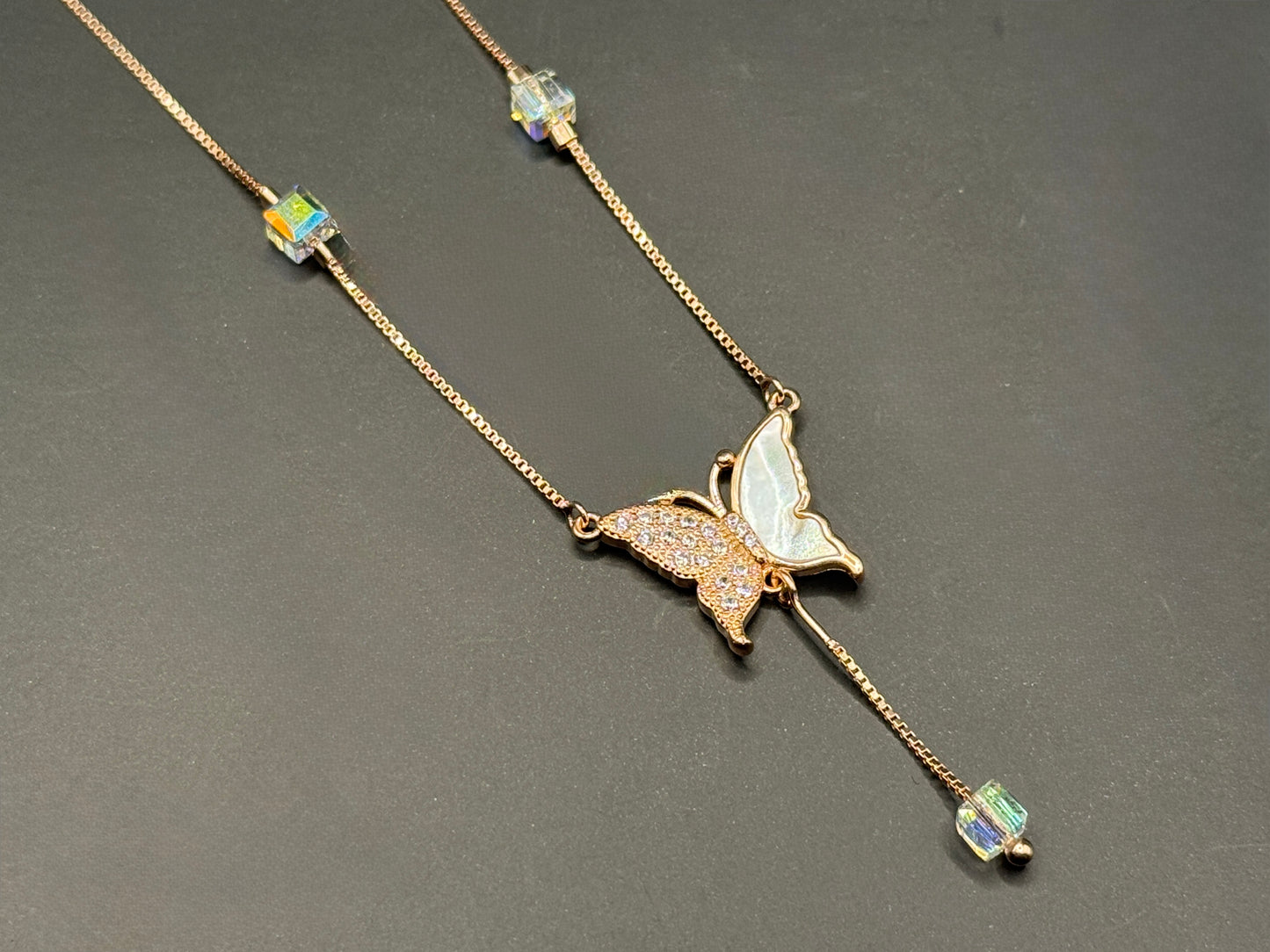 Butterfly Crystal Necklace