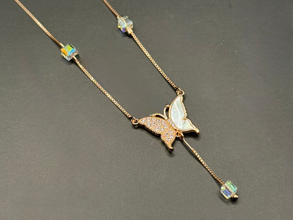 Butterfly Crystal Necklace