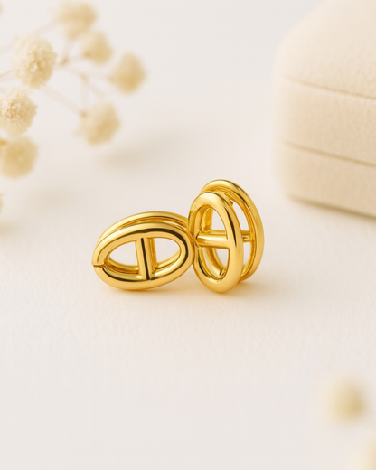 Aria Statement Stud Earrings - Demi Fine | Sterling Silver