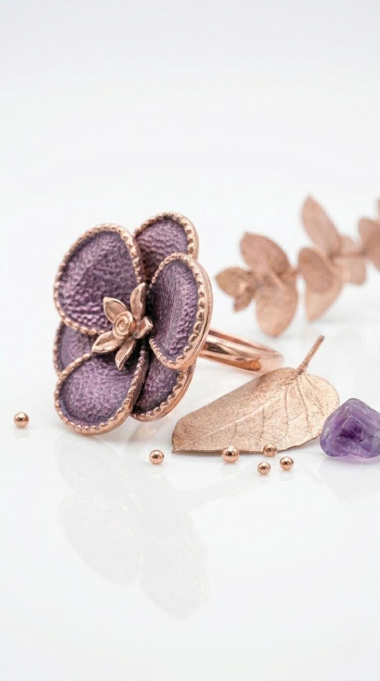 Violette Fleur Ring | 925 Sterling Silver