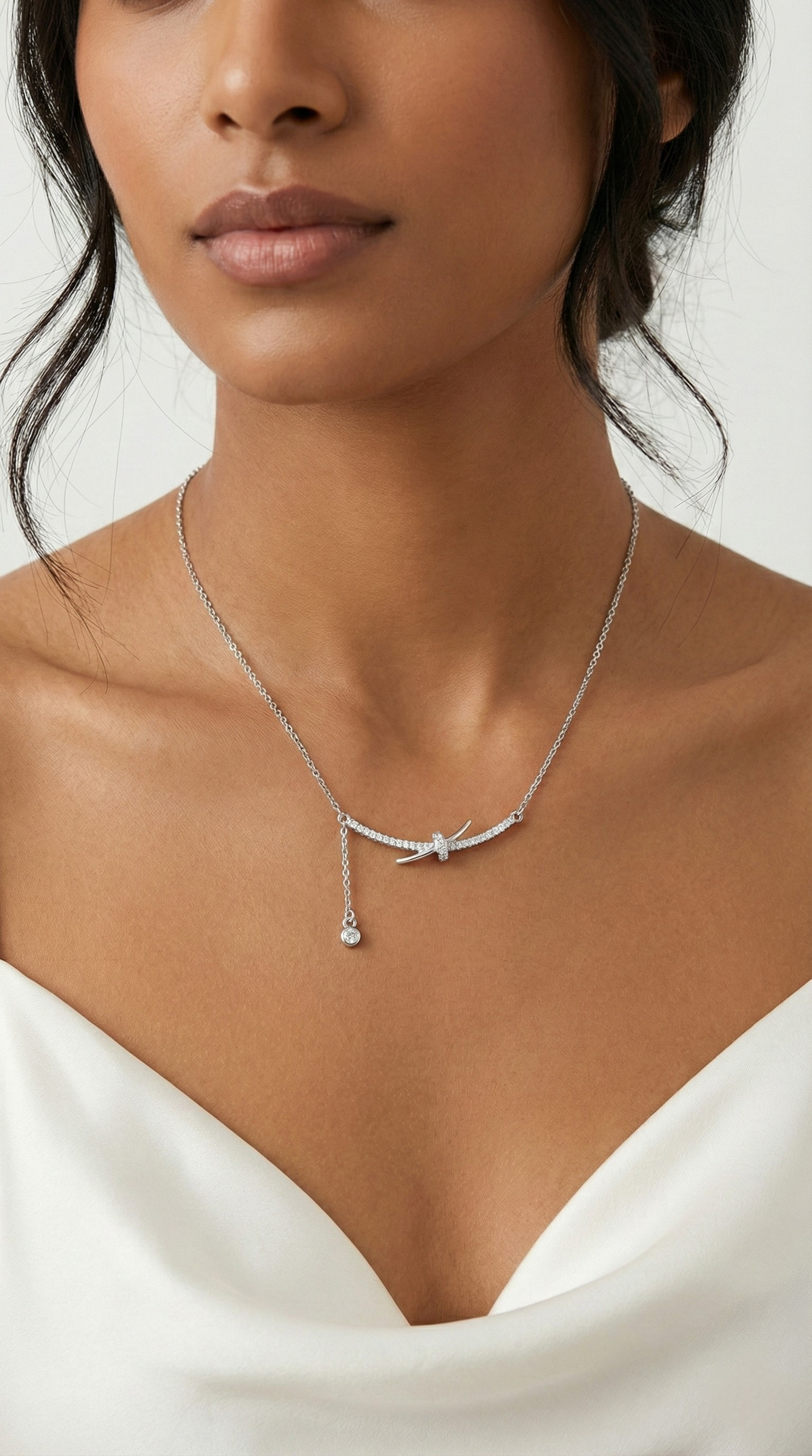 Astra Knot Necklace | 925 Sterling Silver