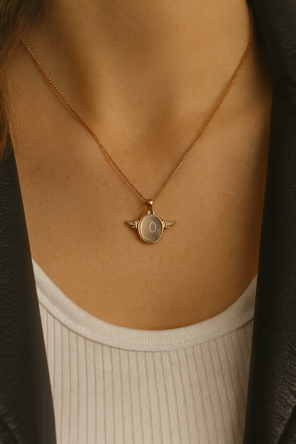 Celestia Angel Sterling Silver Necklace