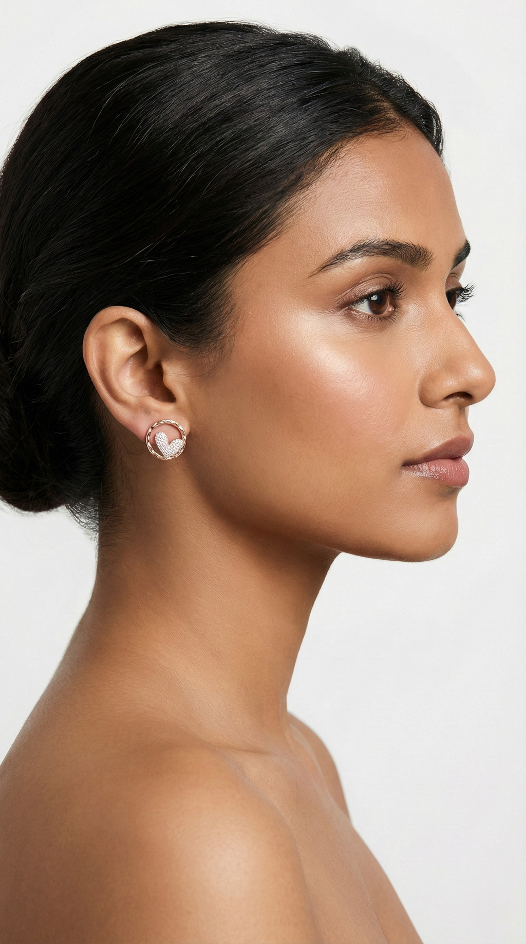 Velin Amour Stud Earrings | 925 Sterling Silver