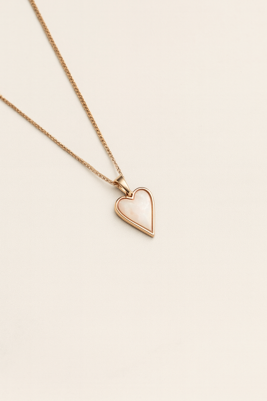 Elara Heart Sterling Silver Necklace