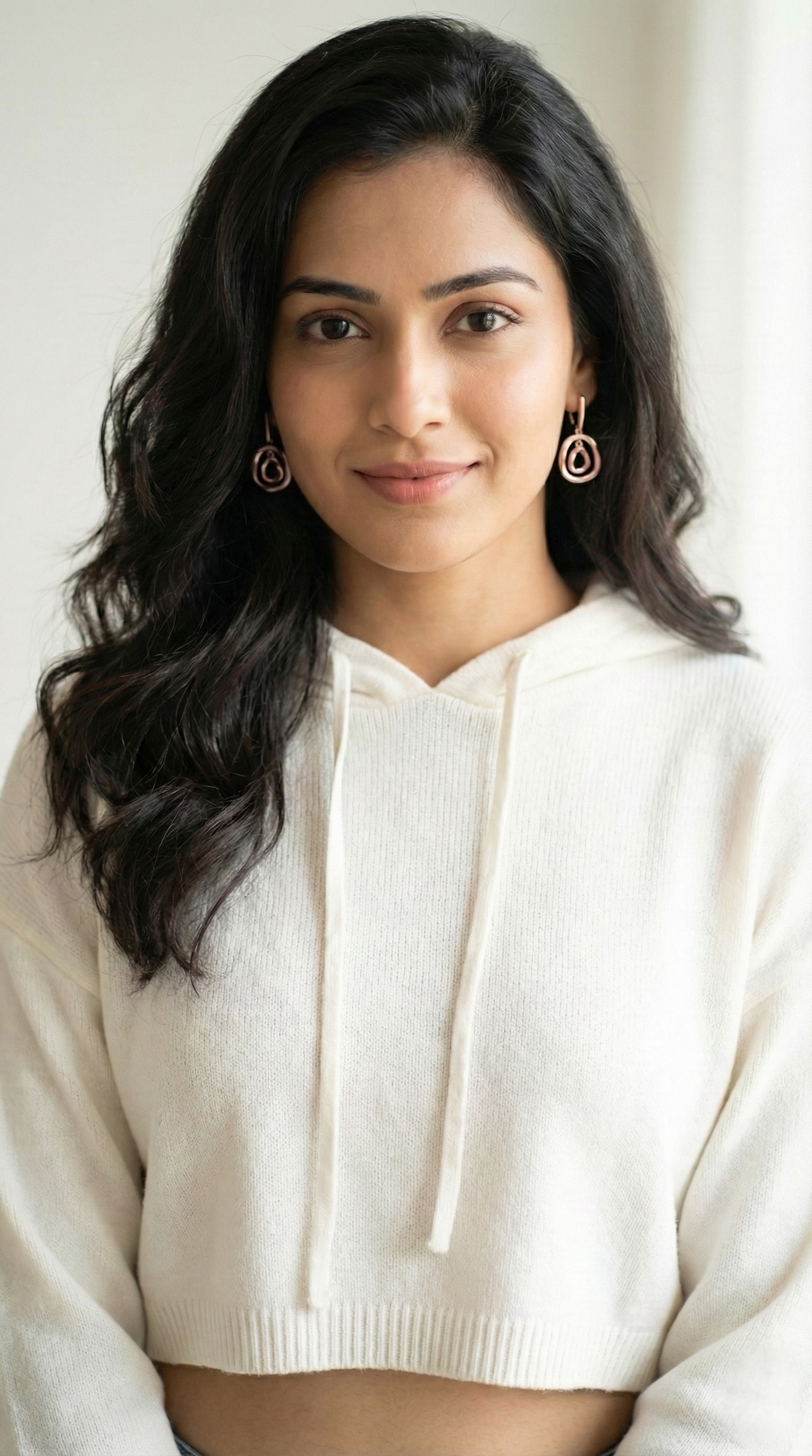 Aera Rosé Spiral Drop Earrings | 925 Sterling Silver