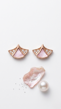 Elira Pink Prism Studs | 925 Sterling Silver