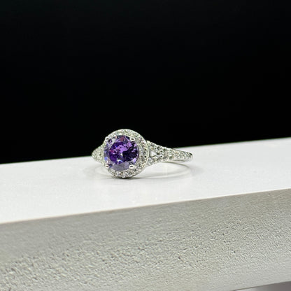 Amethyst Aura Ring