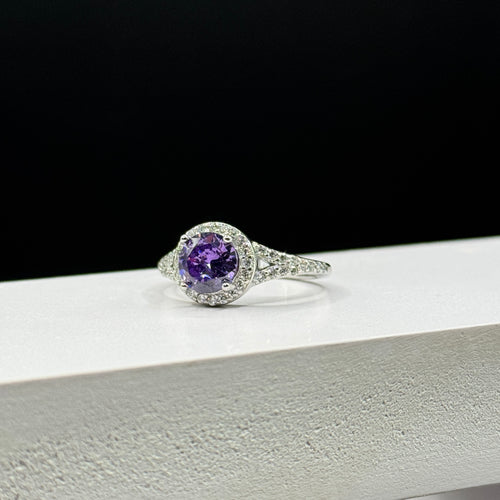 Amethyst Aura Ring