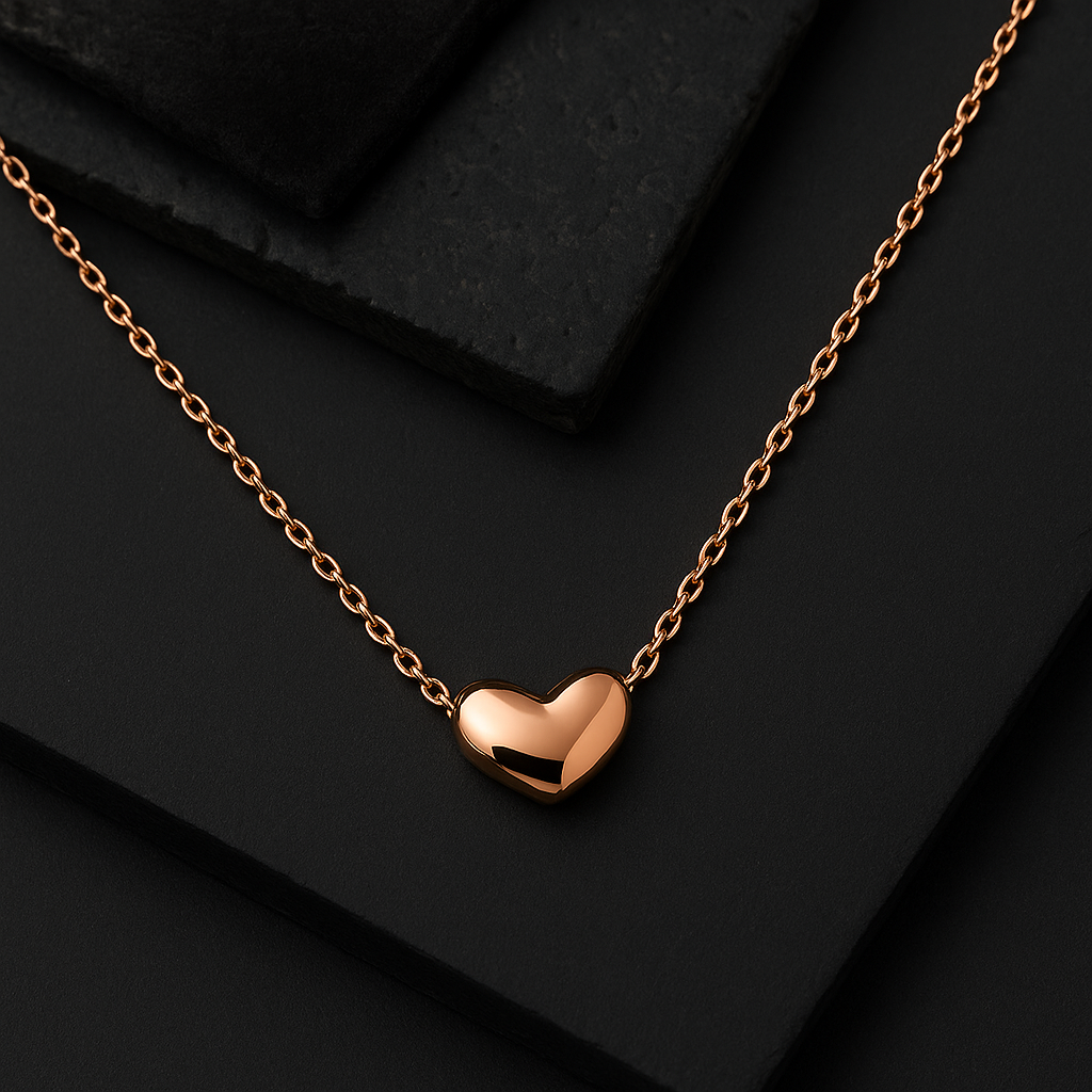 Classic Heart Sterling Silver Necklace