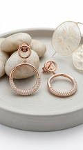 Noelle Halo Drops | 925 Sterling Silver