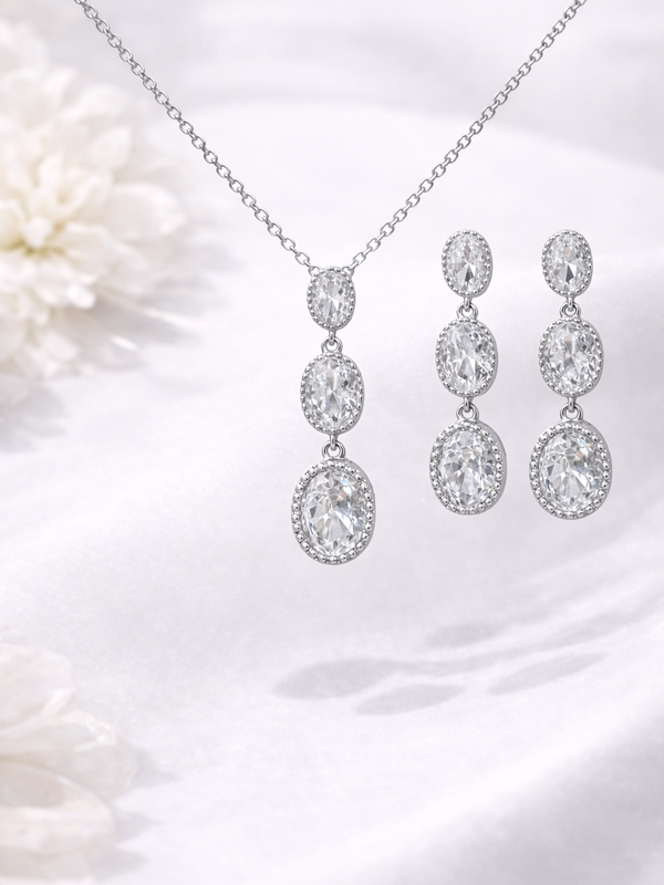 Silvara Drop Set | 925 Sterling Silver