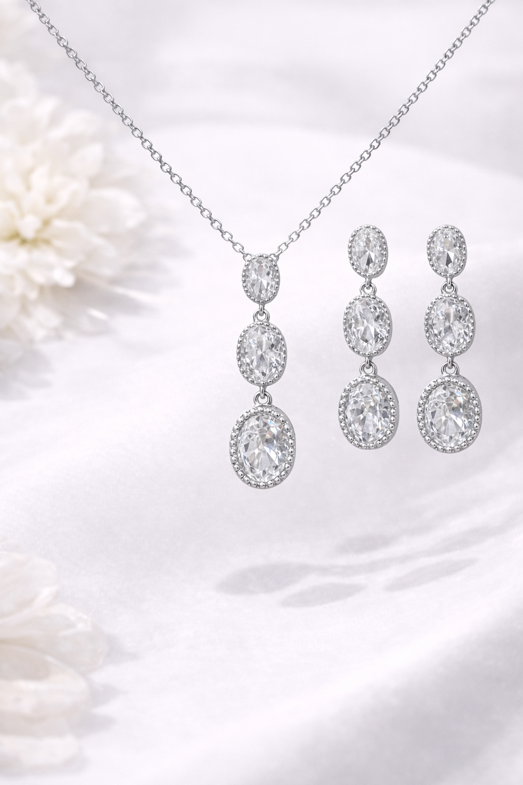 Silvara Drop Set | 925 Sterling Silver