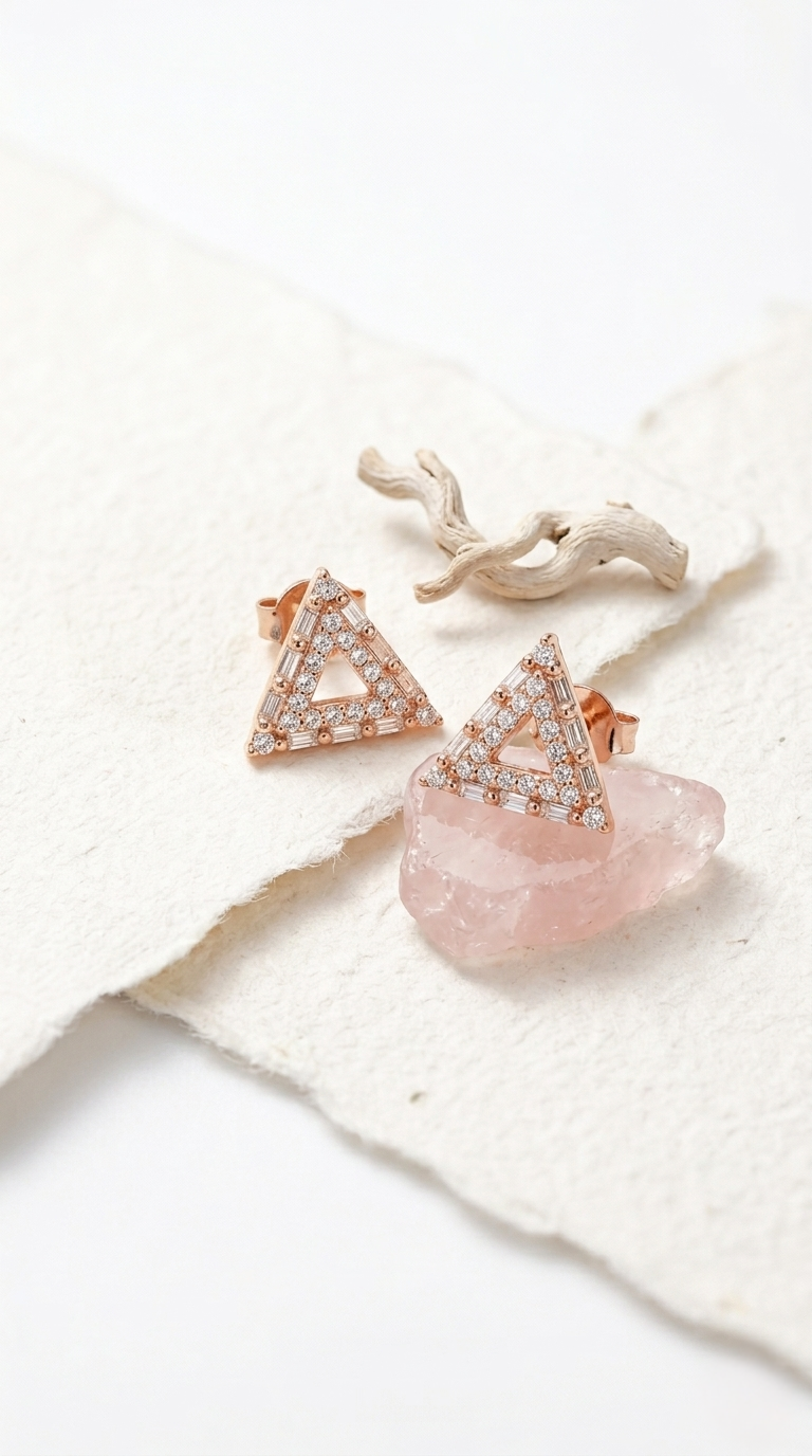 Velmira Edge Studs | 925 Sterling Silver