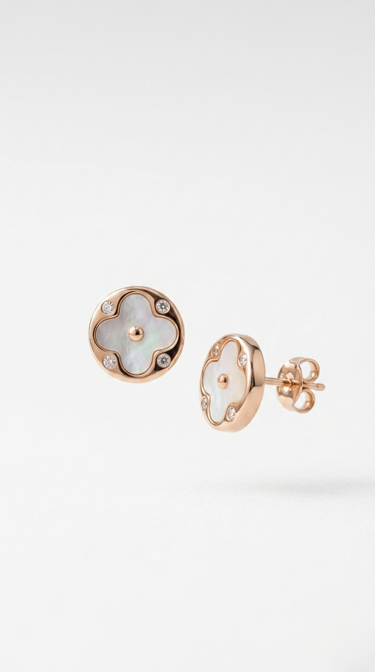 Elowen Clover Studs | 925 Sterling Silver