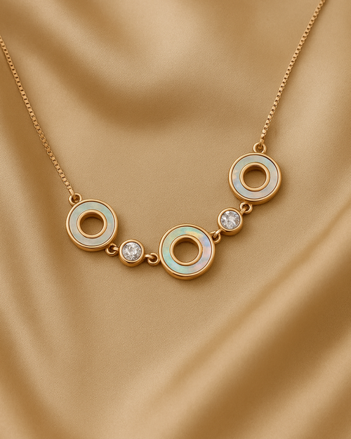 Disc & Dazzle Bracelet Sterling Silver