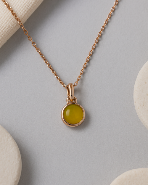 Solis Pendant Necklace Sterling Silver