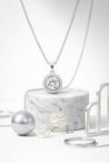 Évara Halo Glow Set | 925 Sterling Silver