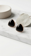 Noiré Triangle Studs | 925 Sterling Silver