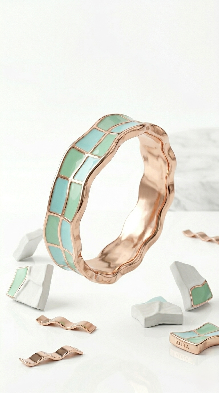 Verde Panel Ring | 925 Sterling Silver
