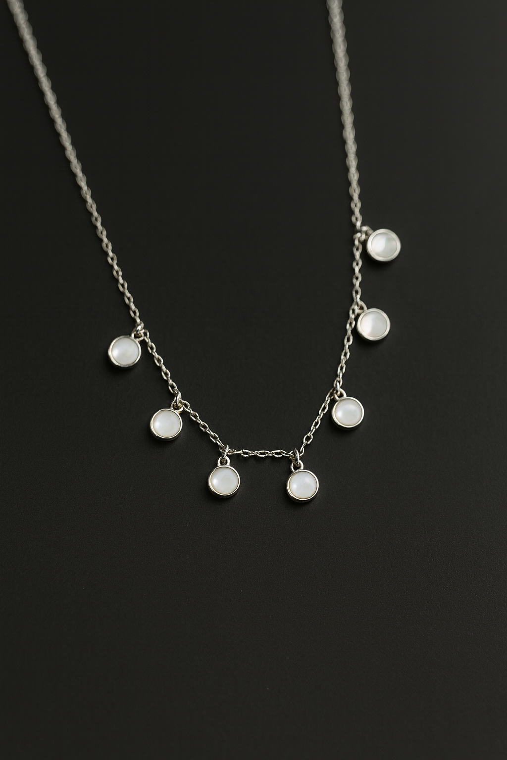 Luna Charm Sterling Silver Necklace