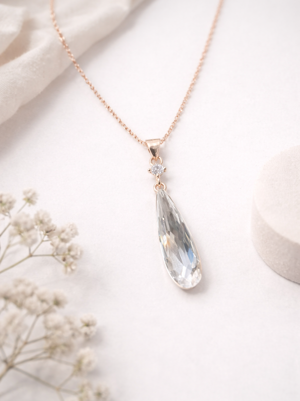 Elara Crystal Drop Set | 925 Sterling Silver