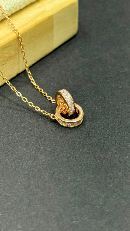 Infinity Duo Pendant Necklace