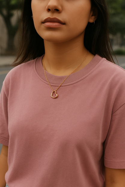 Amara Heart Sterling Silver Necklace