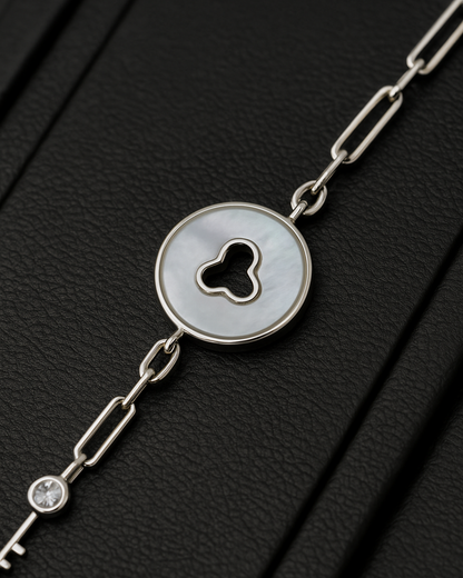 Blossom Halo Bracelet Sterling Silver