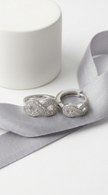 Éternelle Spark Huggie Hoops | 925 Sterling Silver