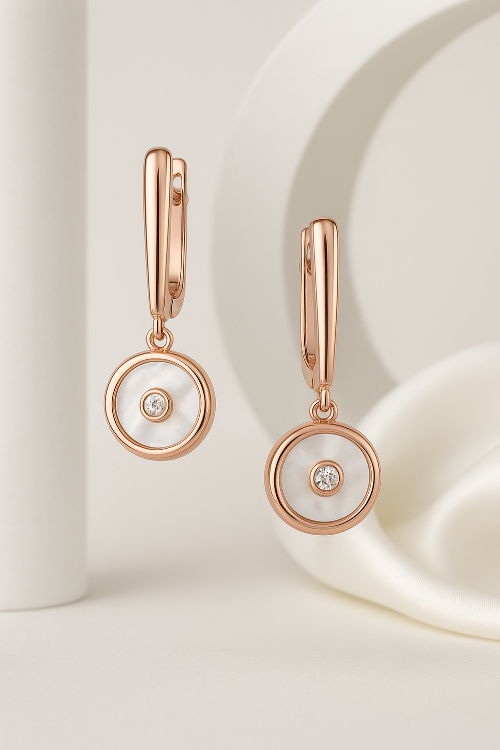 Luna Blanc Earrings Sterling Silver