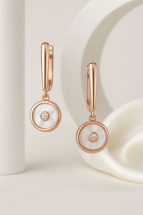 Luna Blanc Earrings Sterling Silver