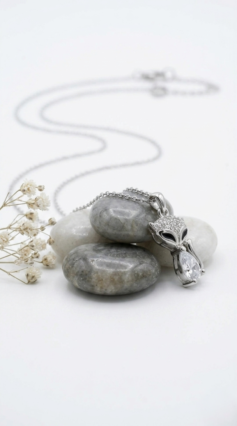 Fable Fox Pendant | 925 Sterling Silver