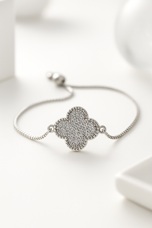 Blanc Clover Bracelet | 925 Sterling Silver