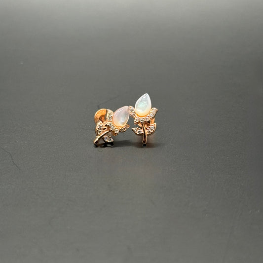 Vine Blossom Studs Earrings