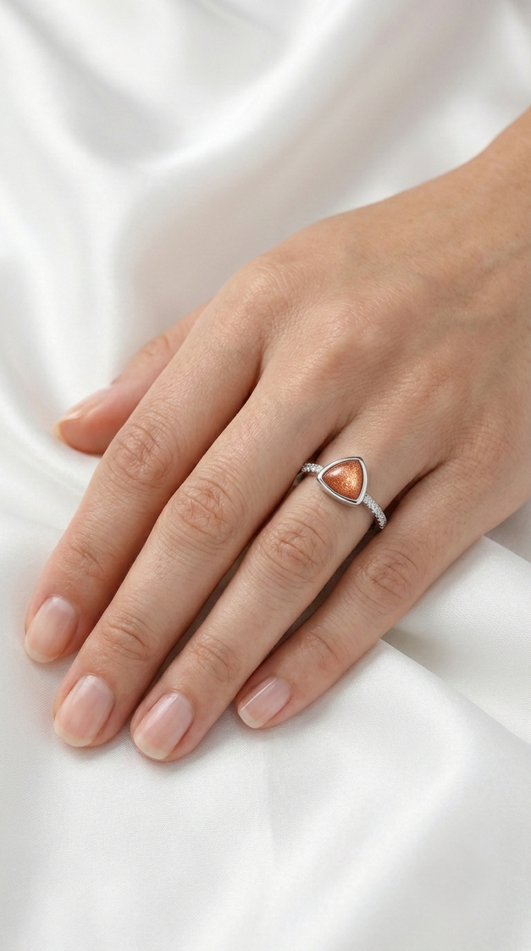 Soléa Trillion Ring | 925 Sterling Silver