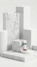 The Prism Halo Necklace | 925 Sterling Silver