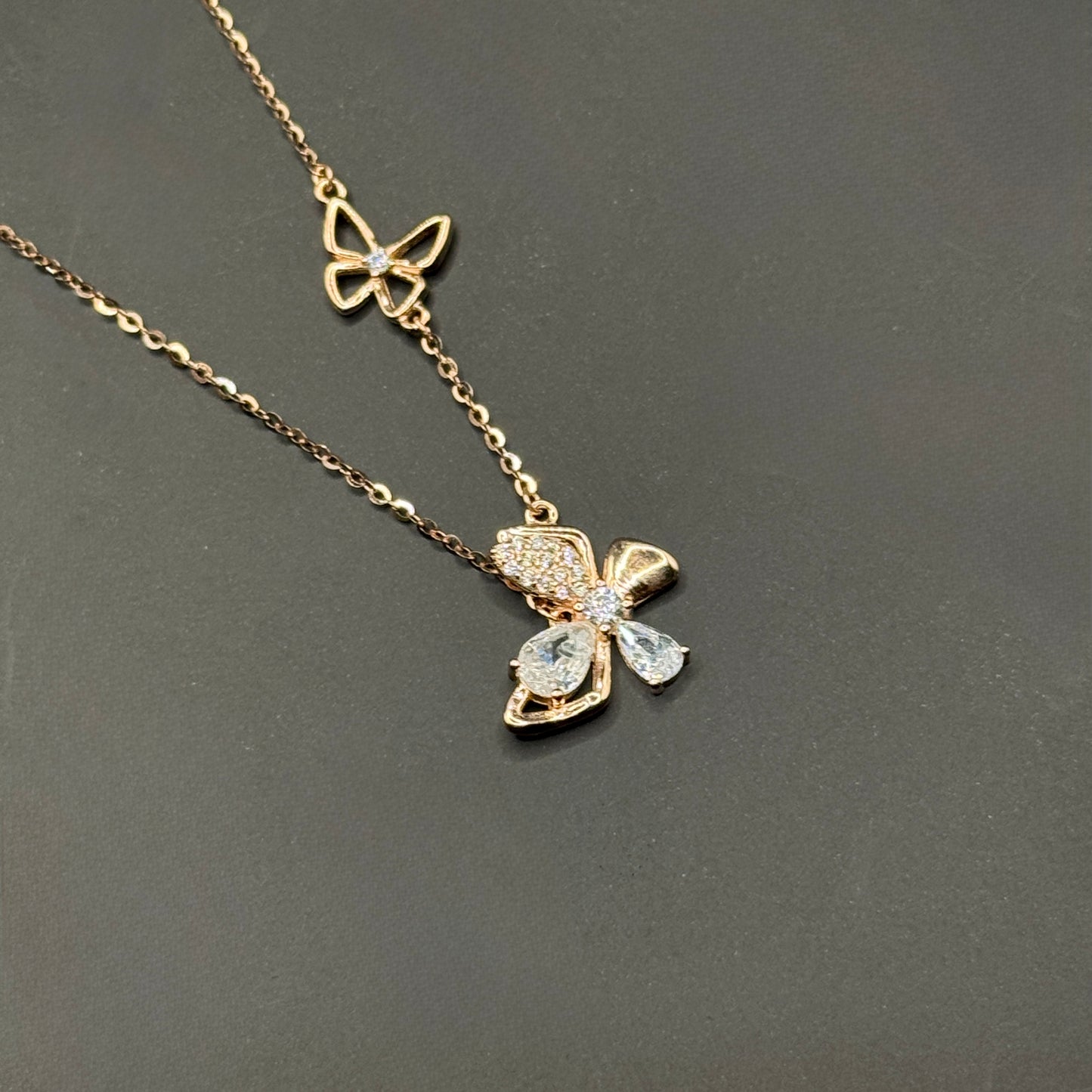 Butterfly Cascade Necklace