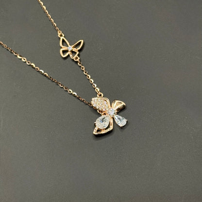 Butterfly Cascade Necklace