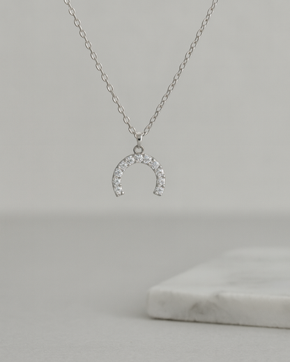 Fortuna Charm Necklace Sterling Silver