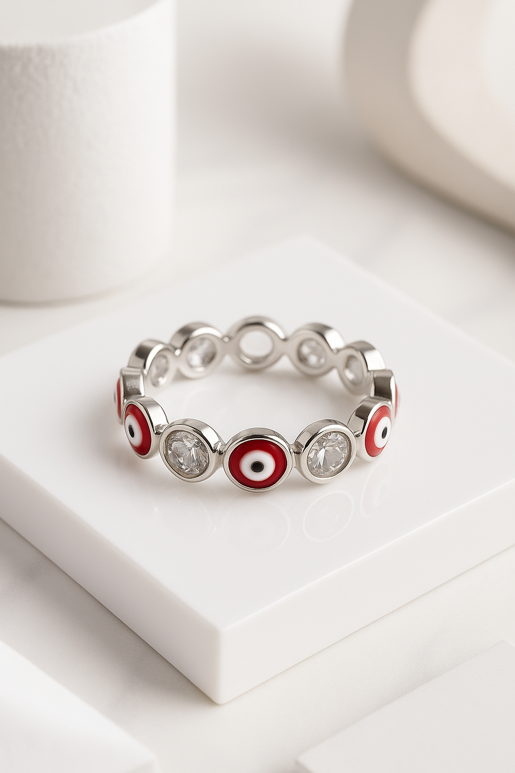 The Scarlet Eye Ring | 925 Sterling Silver