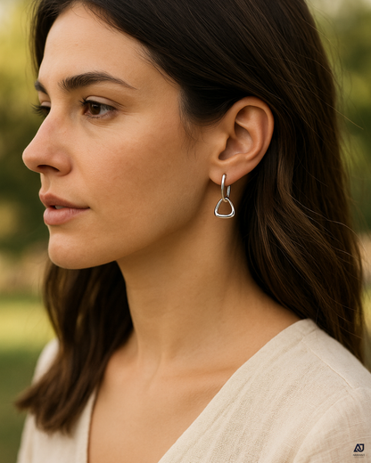 The Link Up Loop Earrings - Demi-Fine