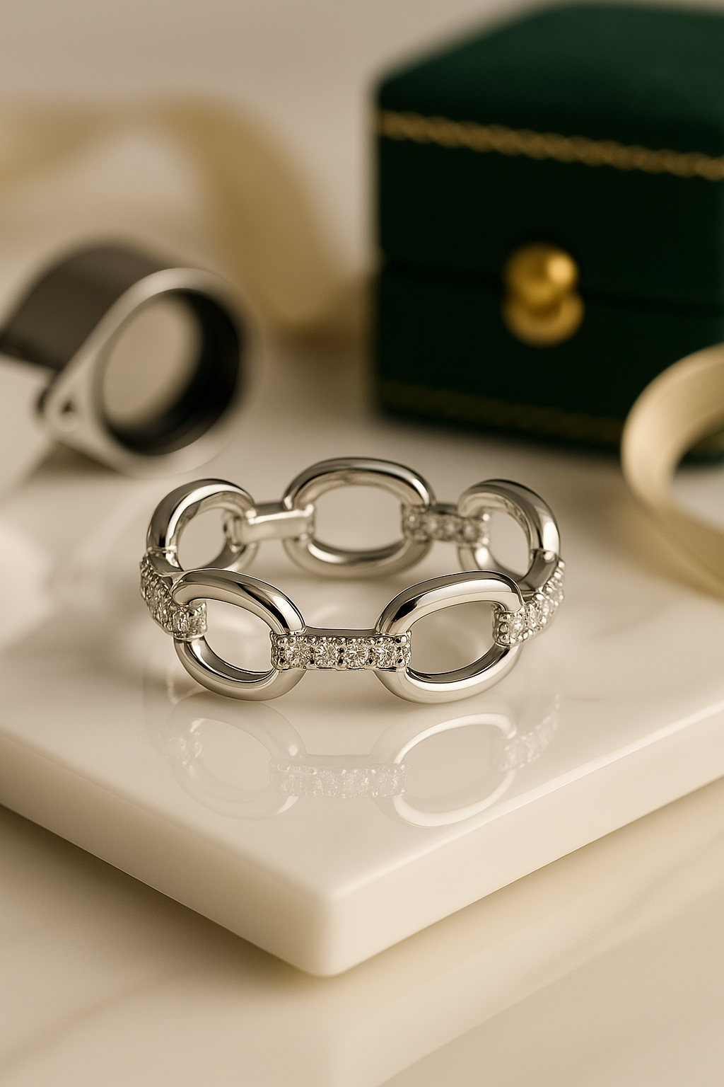 Harlequin Twist Ring