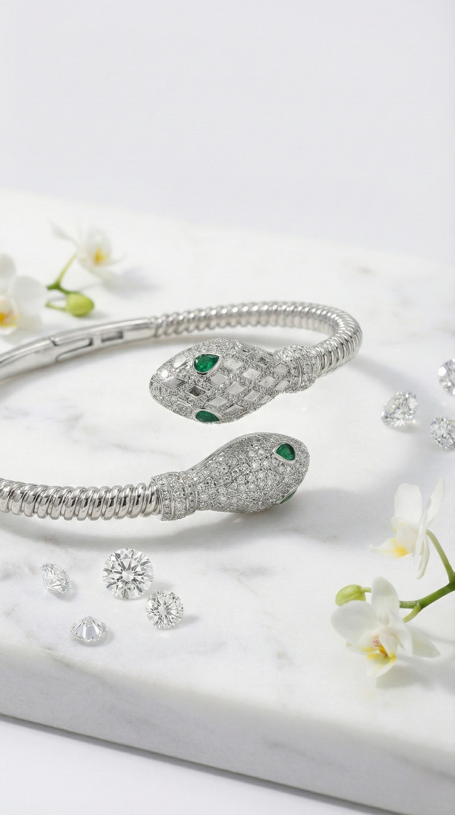 Elysian Serpent Bracelet | 925 Sterling Silver