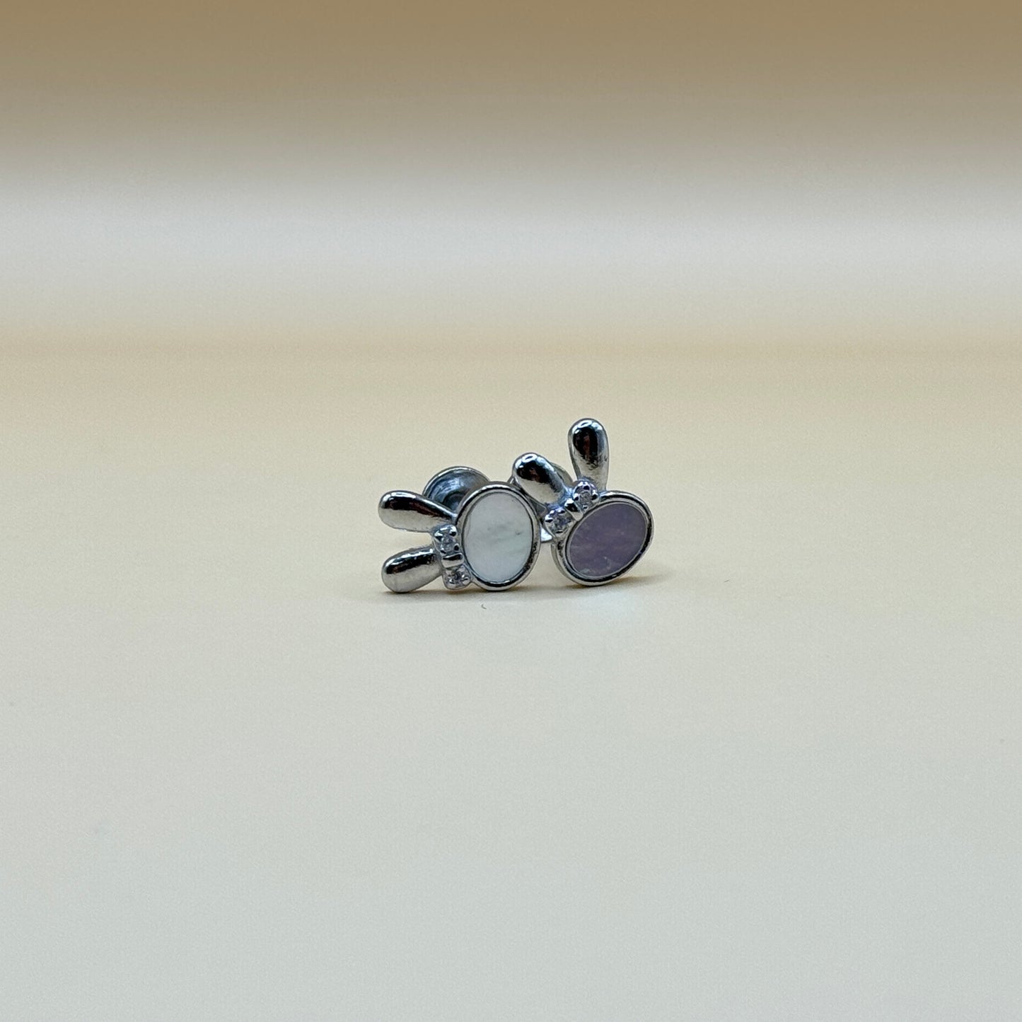 Hopping Hare Stud Earrings