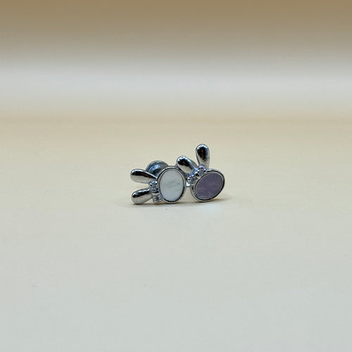 Hopping Hare Stud Earrings