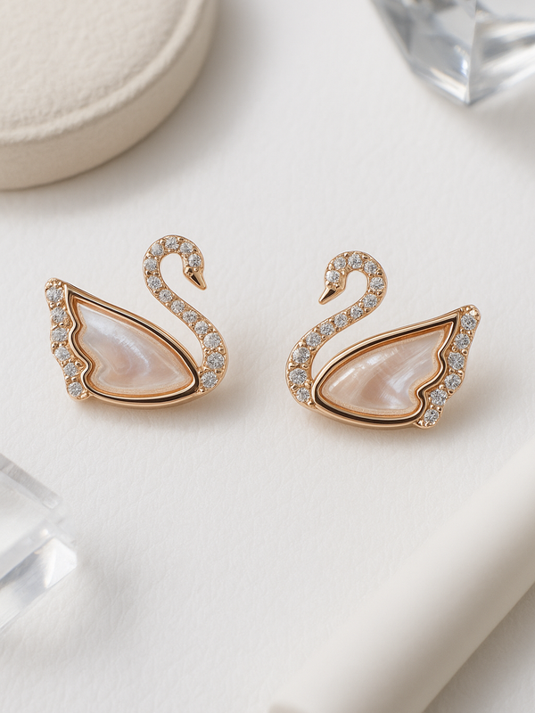 Swanelle Lumière Studs Earring | 925 Sterling Silver