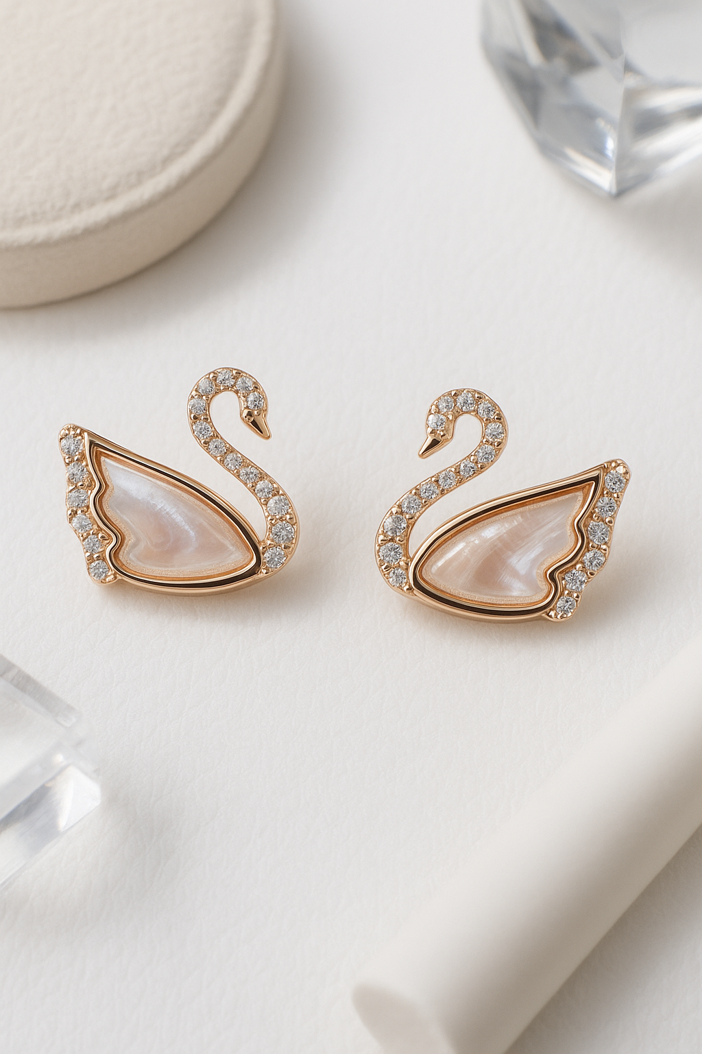 Swanelle Lumière Studs Earring | 925 Sterling Silver