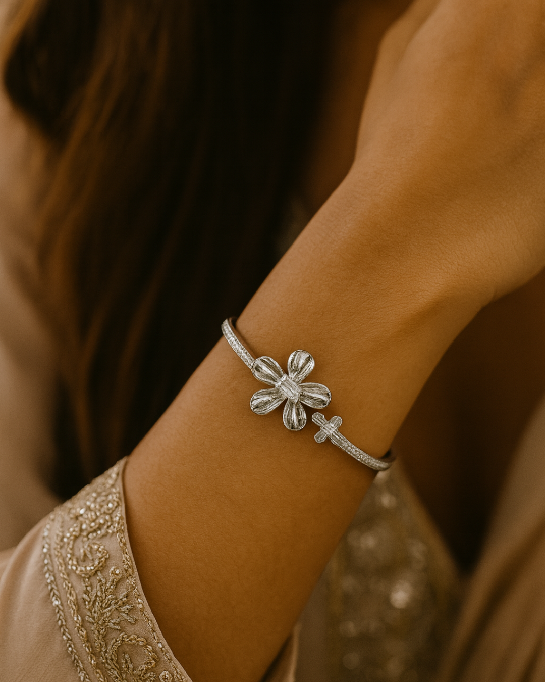 Lumière Floral Set Sterling Silver