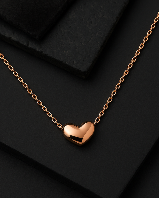 Classic Heart Sterling Silver Necklace