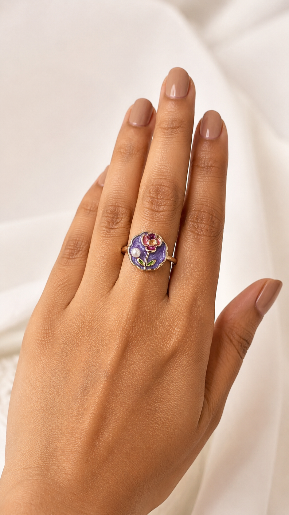Lilac Bloom Ring | 925 Sterling Silver
